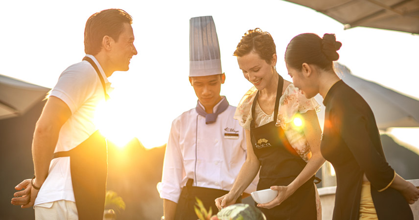 Experience a cooking class on a cruise ship