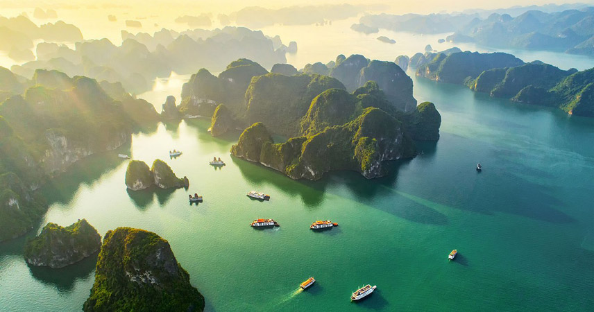 Overview of Halong Bay