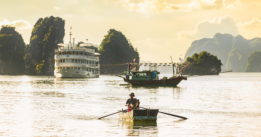 Life in Cua Van was built around fishing