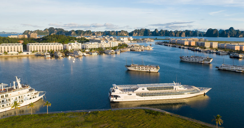 Overview of Tuan Chau Harbor