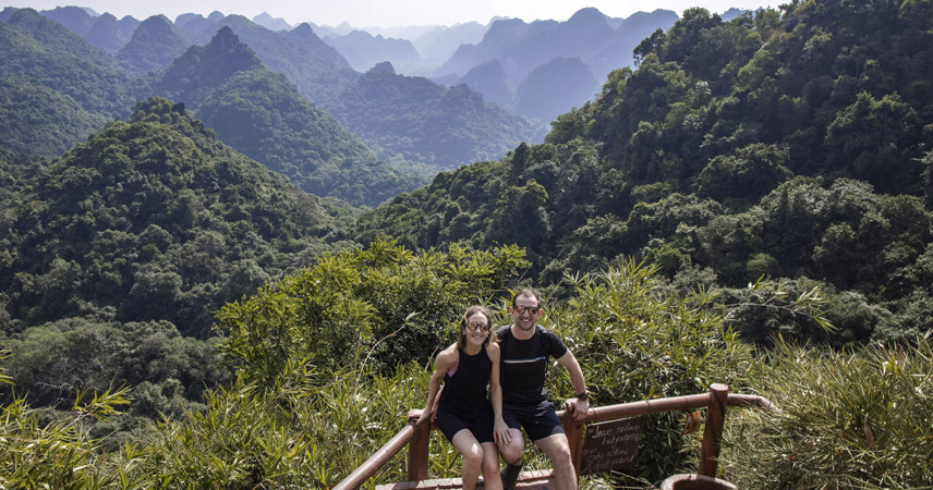 Trekking through Cat Ba National Park