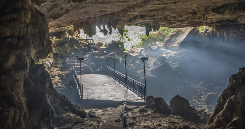 Inside the Trinh Nu Cave (Virgin Cave)