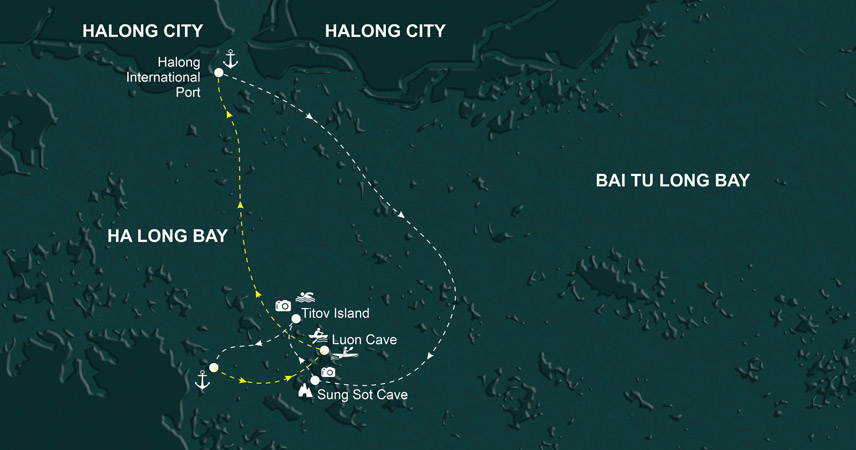 Map of Bo Hon Island area