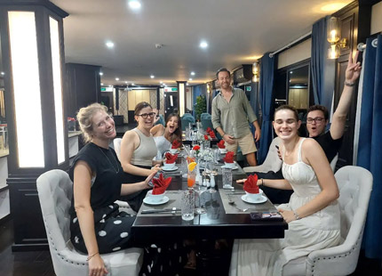 Experience dinner on Aqua Elegance Cruise