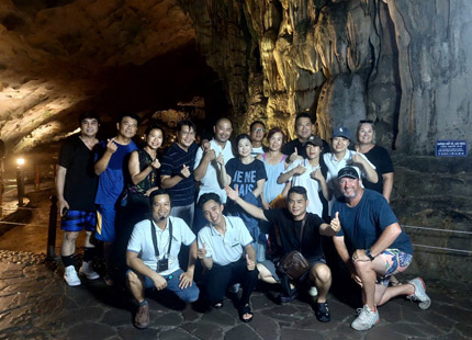 explore Sung Sot Cave (Surprise Cave)
