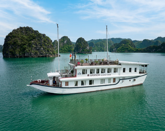 Discover Halong Bay on Amanda Legend Cruise