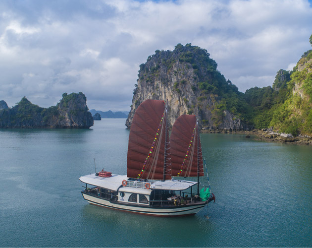Discover Private Halong Bay Experience on the L’Amour Junk Cruise