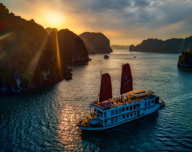 Elegant Halong Bay Journey on Heritage Line Violet Cruise